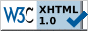 Valid XHTML 1.0 Transitional